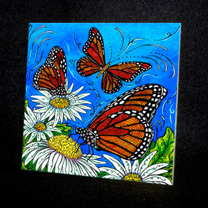 Monarchs Ceramic Tile