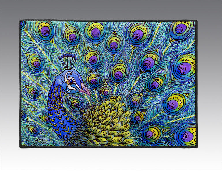 Peacock Door Mat