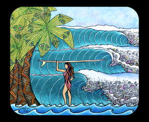 Surfer Girl Mousepad