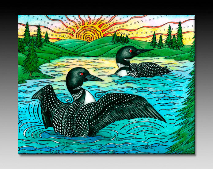 The Loons Ceramic Tile