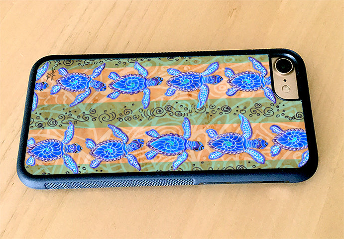 Traveling Turtles iPhone Case