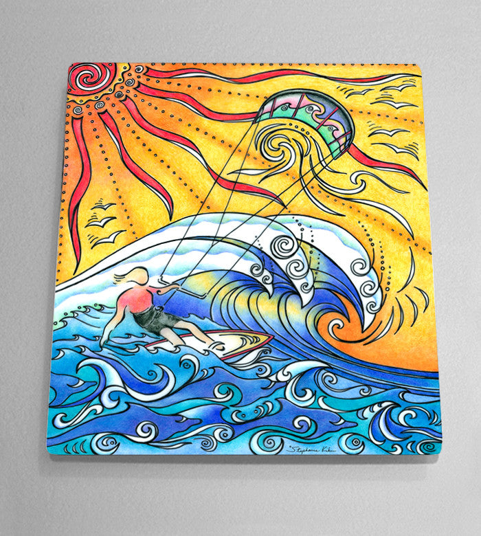 Wind and Waves Aluminum Wall Art