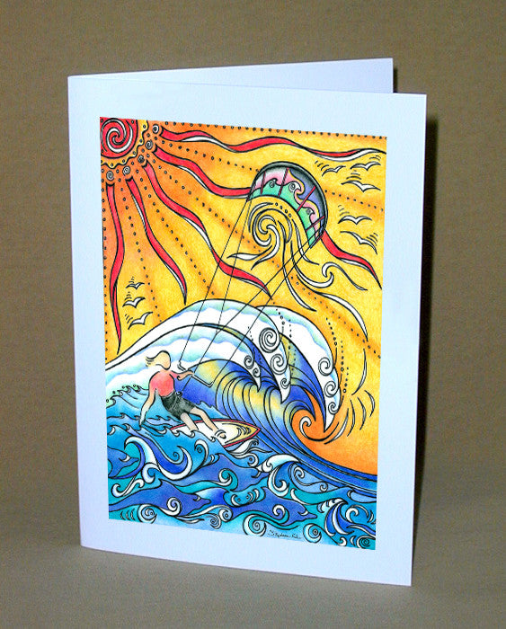 Wind and Waves Notecard